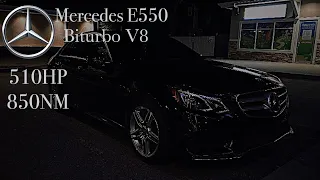 Tuned 510hp Stage 1 Mercedes E550 Biturbo 4matic (W212)