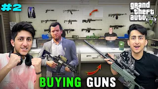 MICHAEL BUYING GUNS FOR BIGGEST GANG WAR IN GTA V | GTA GAMEPLAY #2