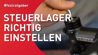 Lagerspiel am Ahead-Steuersatz richtig einstellen