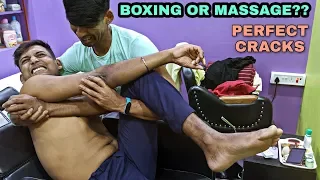 Very powerful Leg, Head & Body massage with Back body & neck cracking | Indian ASMR