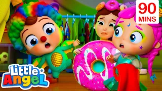 Play Pretend Funny Costume Song | 1 Hour 30 Min Nursery Rhymes for kids - Little Angel