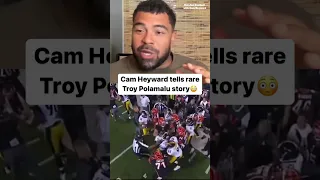 Cam Heyward tells story about a furious Troy Polamalu😳 #shorts via: Not Just Football