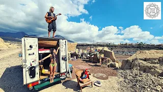 Paketauto zum Wohnmobil umgebaut - Vanlife auf Teneriffa