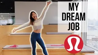 A Day in My Full Time Job: Working at Lululemon!!