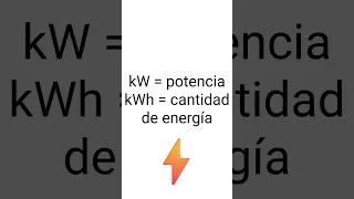 ¿Cuál es la diferencia entre kW y kW h?