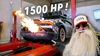 1500 Horsepower Fire Breathing Lamborghini Sterrato - E85 FLAME TUNE! Fastest In The World