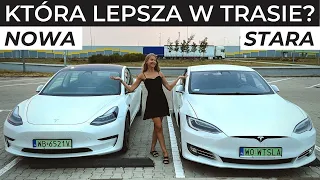 Stara Tesla Model S vs. Nowa Tesla Model 3 LR 💪 Szybki TEST zasięgu