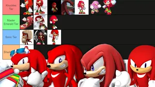 Knuckles, Knuckles, and Knuckles make a Knuckles design tier list part 2 (ft. Knuckles)