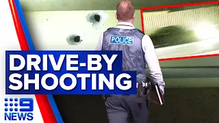 Manhunt underway after Adelaide home sprayed with bullets | 9 News Australia