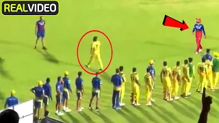 MS Dhoni refused to shake hands with Virat Kohli & Team, an egoistic gesture after losing CSK vs RCB