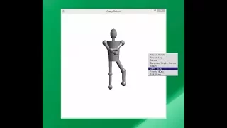 Robot Rig in C++ using OpenGL and Glut