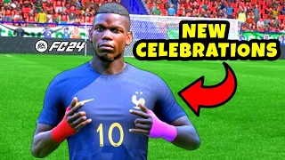 EA FC 24 All NEW Celebrations Tutorial (PS, Xbox & Nintendo Switch)