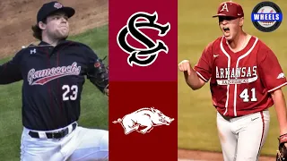 #6 South Carolina vs #3 Arkansas Highlights (Game 2) | 2023 College Baseball Highlights