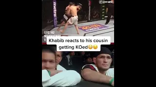 Khabib Nurmagomedov reacts to Islam Makhachev getting knocked out #khabibnurmagomedov #islammakachev