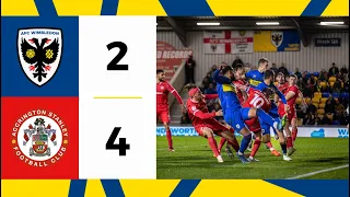 AFC Wimbledon 2-4 Accrington Stanley 📺 | Dons defeated after lacklustre first-half | Highlights 🟡🔵