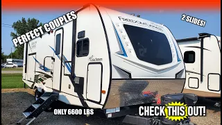 2021 Coachmen Freedom Express COUPLES CAMPER! Light weight and King bed