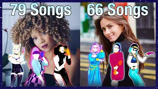 TOP 10 FEMALE DANCERS with MORE PERFORMED Songs on JUST DANCE