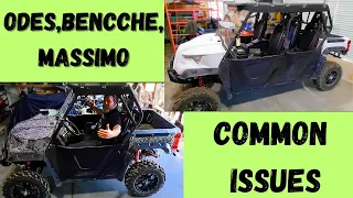 Odes, Massimo, Bennche common issues