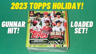 2023 Topps Holiday Mega Box Baseball Opening Review! Gunnar Henderson Hit! New Retail Sports Cards!