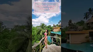 My Favorite Jungle Club in Bali 🥰😚😎 #bali #jungleclub #ubud #shorts