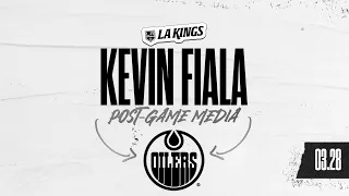 Forward Kevin Fiala | 03.28.24 LA Kings lose to Edmonton Oilers | Postgame Media