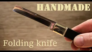 Knife making - Handmade folding knife part 2:2