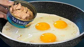 Better than pizza! Just pour EGGS and TUNA on the tortilla and you'll be amazed at the results!