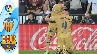 Valencia CF vs Barcelona 0-1 Resumen | La Liga Santander 2022