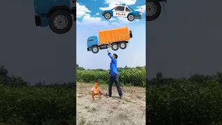 May 22, 2023 Alto, Truck, Police car, Pickup & baby - Funny vfx video