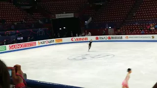 MARIA SOTSKOVA SP PRACTICE 20/03/2018 - WORLD FIGURE SKATING CHAMPIONSHIPS MILAN 2018