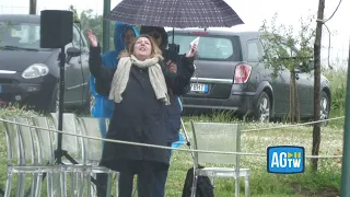 Madonna di Trevignano, il ritorno di Gisella tra i fedeli: «Siete la nostra forza»