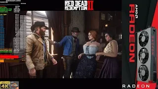 Red Dead Redemption 2 3200x1800p HUB Settings Vulkan | RADEON VII LC | Ryzen 9 3900X 4.5GHz CCD