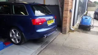 Audi A4 2.0tdi exhaust sound on dyno