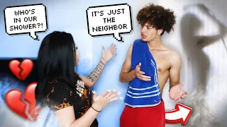 My Girlfriend Caught Me In The SHOWER With Our NEIGHBOR!! *emotional*