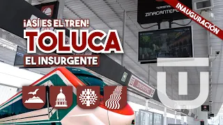 ¡Así es el tren Interurbano México - Toluca, El Insurgente! Gran inauguración, 2023. EDOMEX.