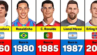 Best Football Players Born in Every Year 1960-2005