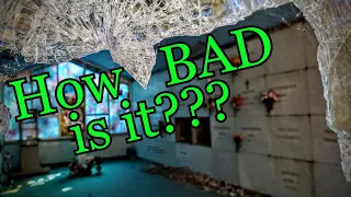Abandoned Mausoleum VANDALIZED!  Before & After Look - 2022 Update