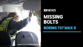 Four bolts appear to have been missing from door panel that flew off a Boeing MAX 9 jet | ABC News