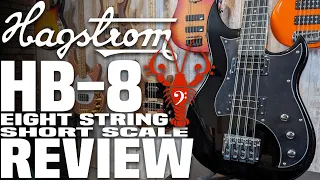 Hagstrom HB-8 - The Old School Eight String Short Scale Boat Anchor! - LowEndLobster Review