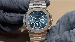 [NAUTILUS PERPETUAL] PATEK PHILIPPE - Nautilus Perpetual Calendar 5740/1G Whitegold 百达翡丽 鹦鹉螺万年历