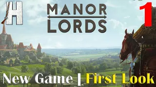 Manor Lords | Preview! | First Look | New Game | Early Access | Part 1