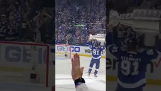 Stamkos and Lightning raise the Cup.  Back to back.