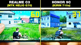 REALME C3 vs HONOR 9C🔥 - БОЛЬШОЕ СРАВНЕНИЕ В ИГРАХ! 🔥 КТО ЛУЧШЕ? FPS+НАГРЕВ! GAMING TEST