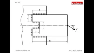 APM Joint v15 Example - Design & Calculation of a Welded Joint