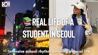 🇰🇷VLOG - StuDYING & trying to keep a social life