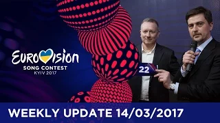 Eurovision Song Contest Weekly Update 14/03/2017