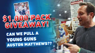 Surprise $1000 Pack Giveaway at the Canadian Sport Card Expo! 🤯