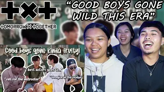 TXT Good Boys Gone Wild this era! REACTION | They never fail to make us laugh!