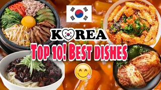 Korean Food |Top 10 Best Dishes|A must-try! popular dishes of Korea 2023 #koreanfood #korea