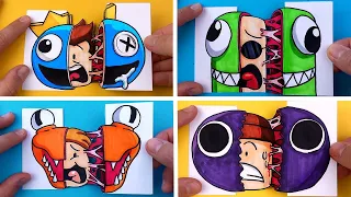 SATISFYING RAINBOW FRIENDS TRANSFORMATIONS, ARTS and PAPER CRAFTS